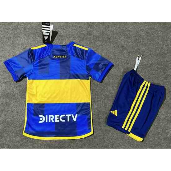 Youth Soccer Jersey Boca Blue Yellow Home